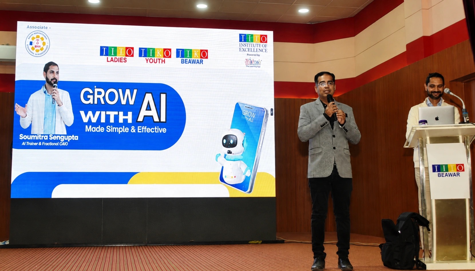 JITO India, Grow With AI keynote at TITO Beawar